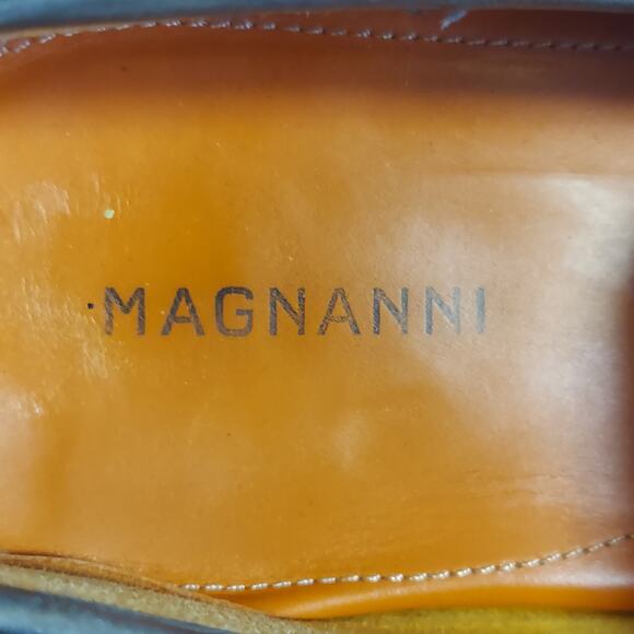 Magnanni Shoes Men\'s Size 8.5 M 17534 Dress Loafer Black Leather Slip On main image 7